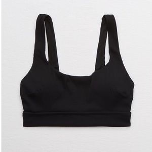 Aerie Ribbed Wide Strap Scoop Bikini Top